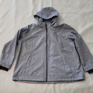 Free Country Womens Gray Waterproof Jacket